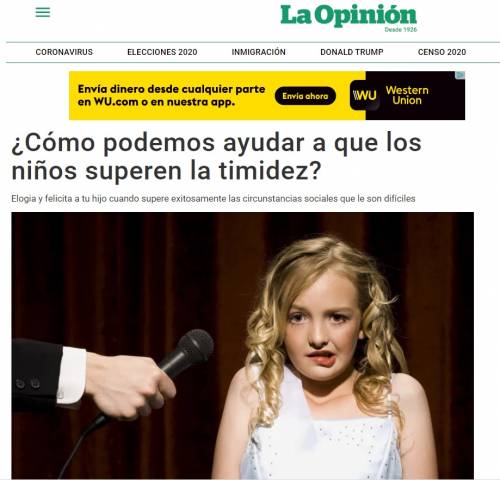 Niños superar timidez Niños superar timidez